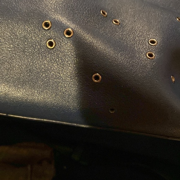 Allsaints / Junai Studded Convertible Crossbody navy bag - Picture 6 of 6